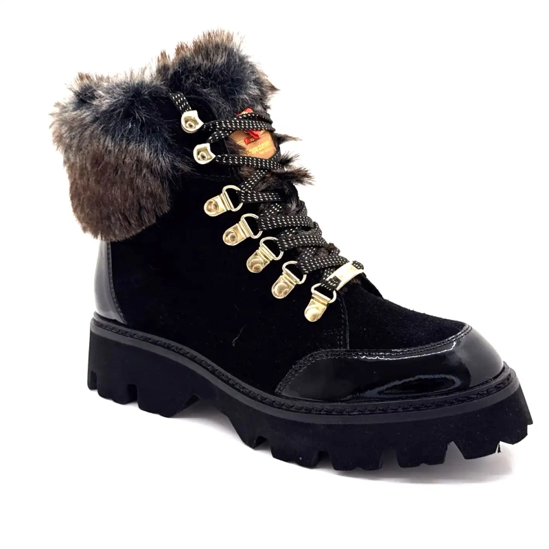 Les Tropéziennes 331141 Zamy Piele Neagră Ivoire Chaussures