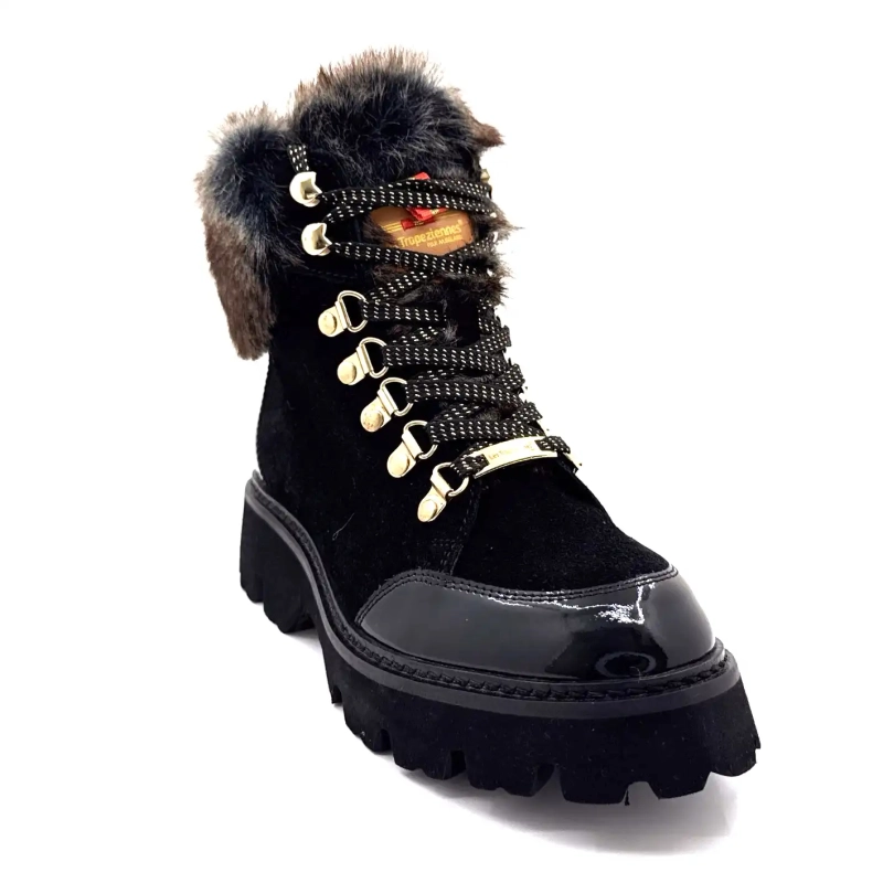 Les Tropéziennes 331141 Zamy svart skinn Ivoire Chaussures