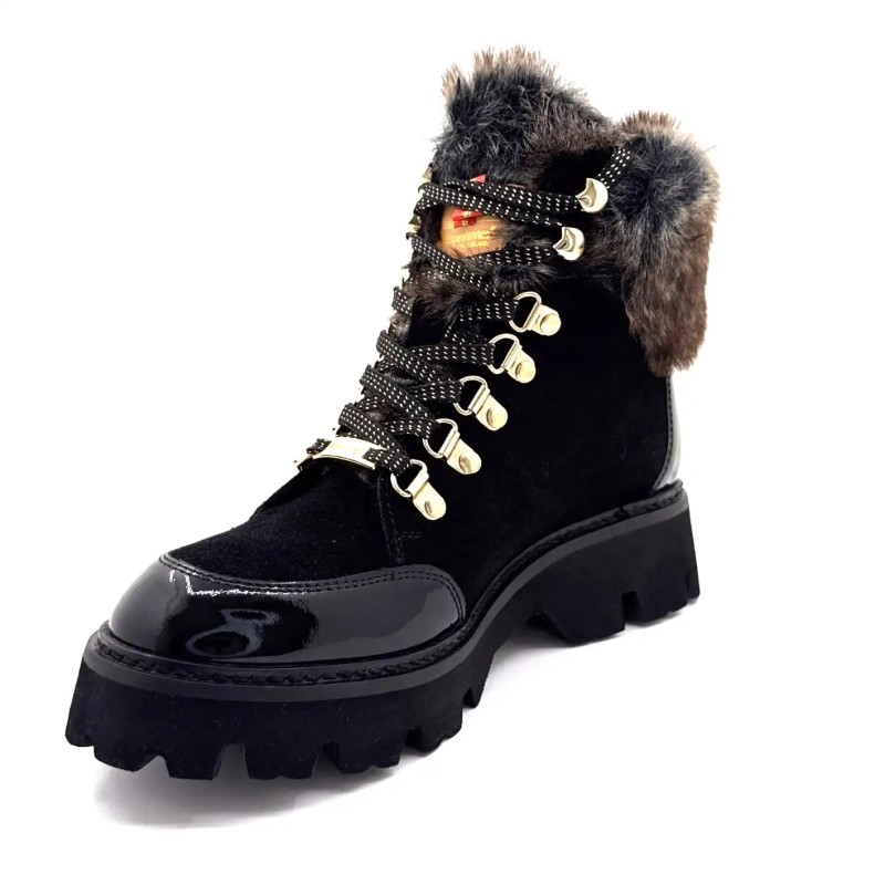 Les Tropéziennes 331141 Zamy zwart leer Ivoire Chaussures