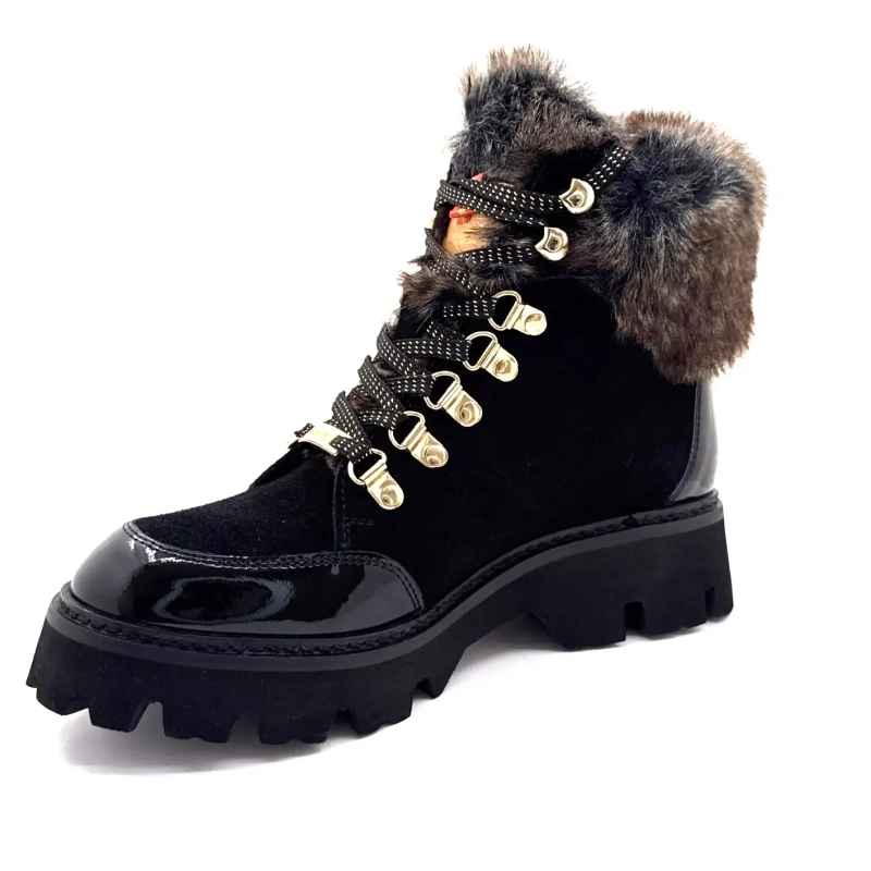 Les Tropéziennes 331141 Zamy svart skinn Ivoire Chaussures