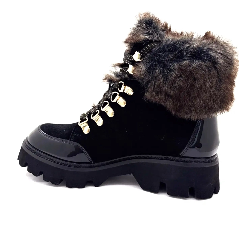 Les Tropéziennes 331141 Zamy Couro Preto Ivoire Chaussures