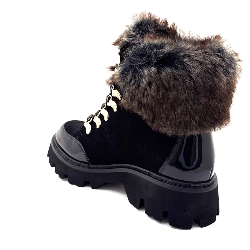 Les Tropéziennes 331141 Zamy Czarna skóra Ivoire Chaussures