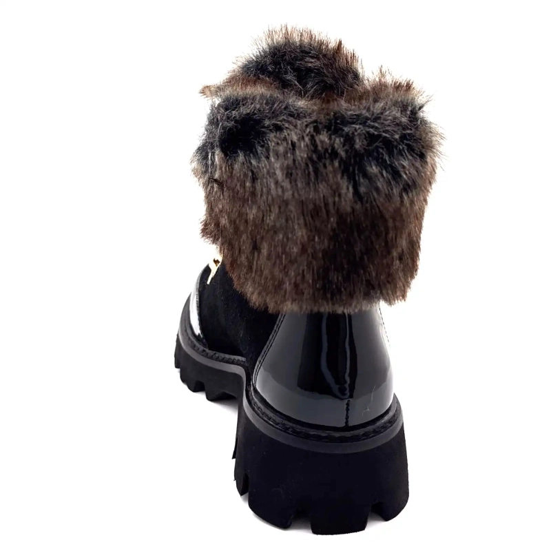 Les Tropéziennes 331141 Zamy Couro Preto Ivoire Chaussures