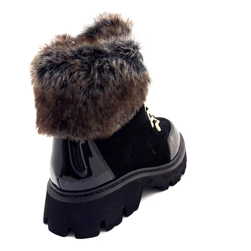 Les Tropéziennes 331141 Zamy Piele Neagră Ivoire Chaussures