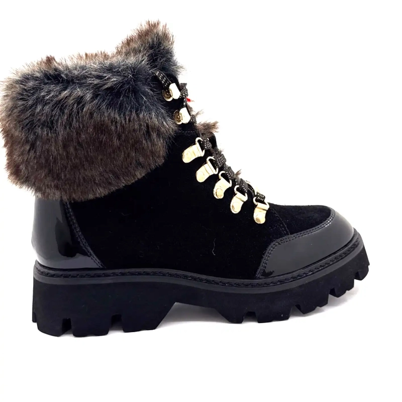 Les Tropéziennes 331141 Zamy Piele Neagră Ivoire Chaussures