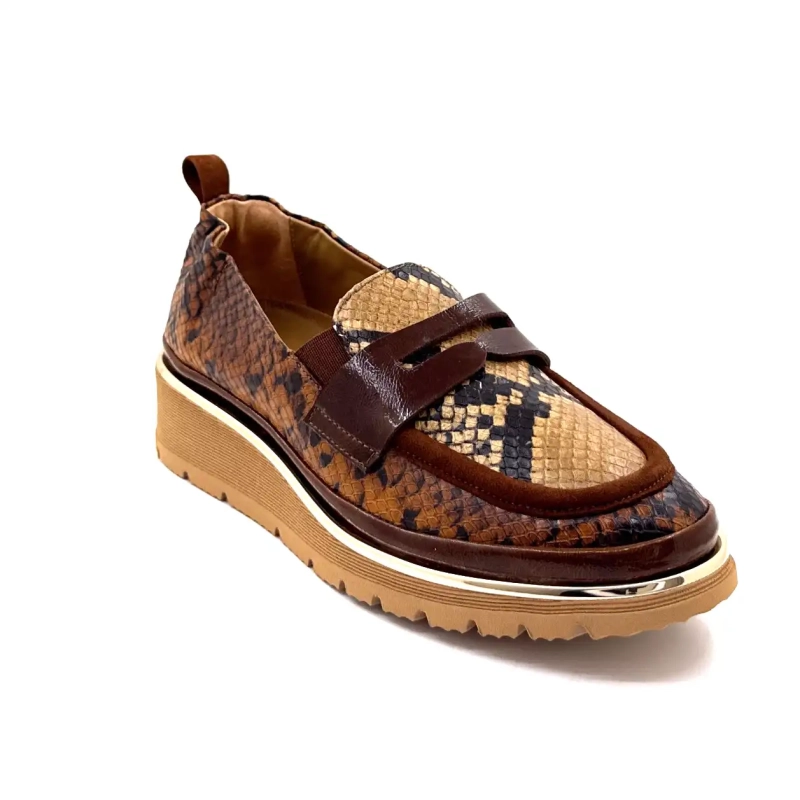 XSA 323 Brązowa skóra Rept Ivoire Chaussures