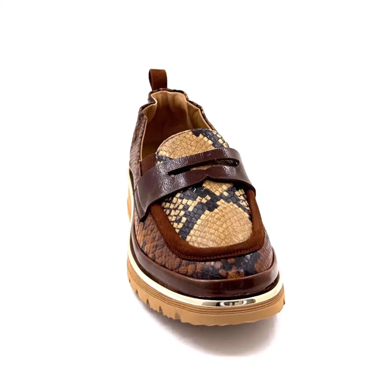 XSA 323 Brązowa skóra Rept Ivoire Chaussures