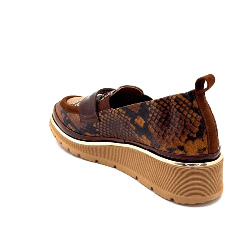 XSA 323 Piele Reptil Maro Ivoire Chaussures