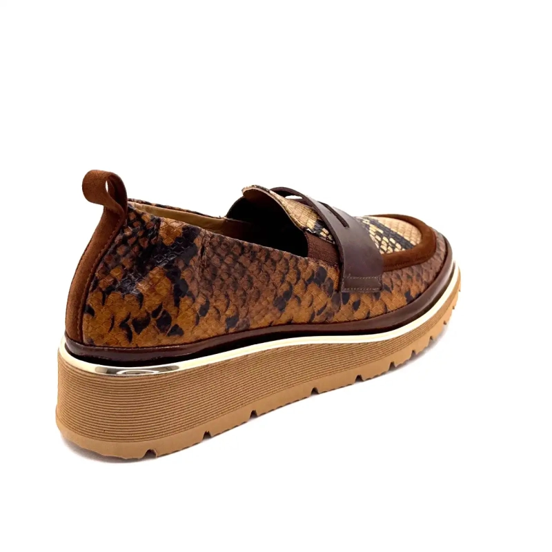 XSA 323 Brunt Reptilskinn Ivoire Chaussures