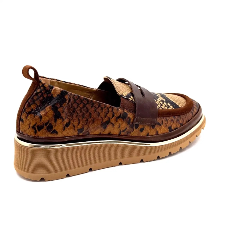 XSA 323 Brun Reptillæder Ivoire Chaussures