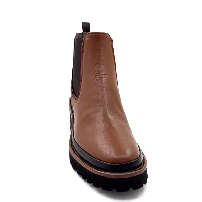 XSA 313 Bruin & Zwart Leer Ivoire Chaussures