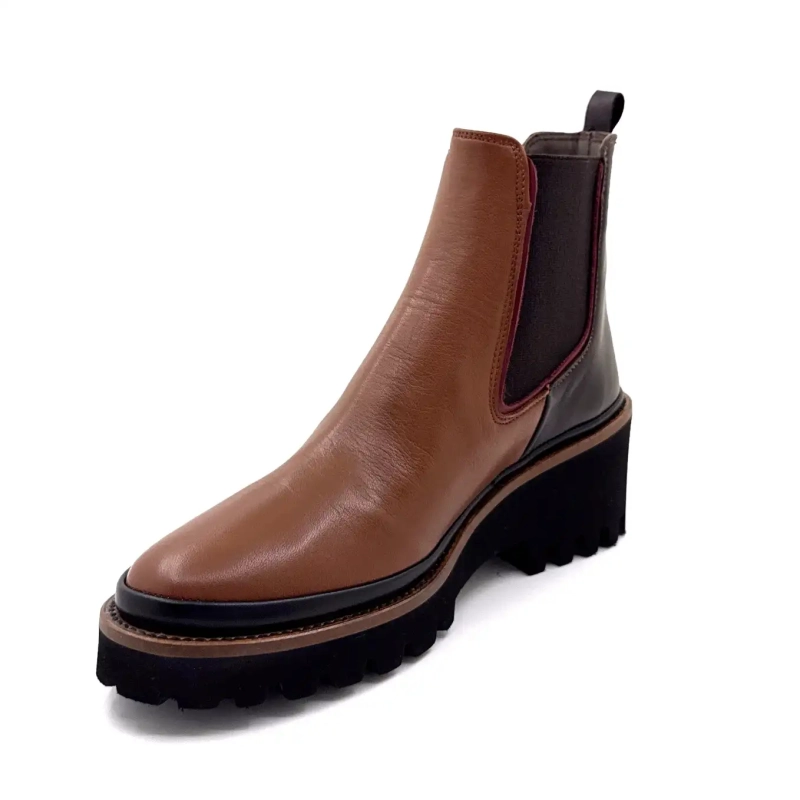 XSA 313 Barna és fekete bőr Ivoire Chaussures