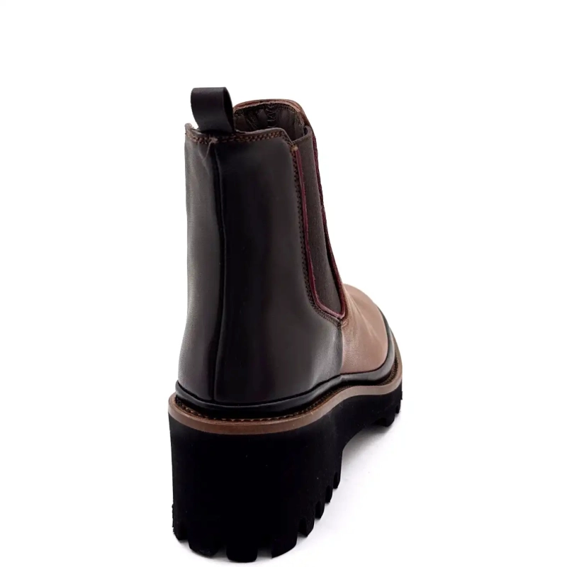 XSA 313 Cuir Marron & Noir Ivoire Chaussures