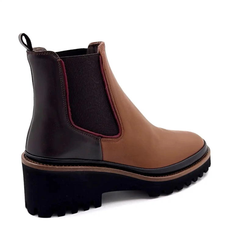 XSA 313 Brunt & Svart Läder Ivoire Chaussures