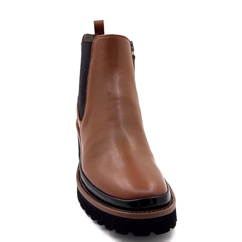 XSA 9829 Καφέ Δέρμα & Ερπετό Ivoire Chaussures