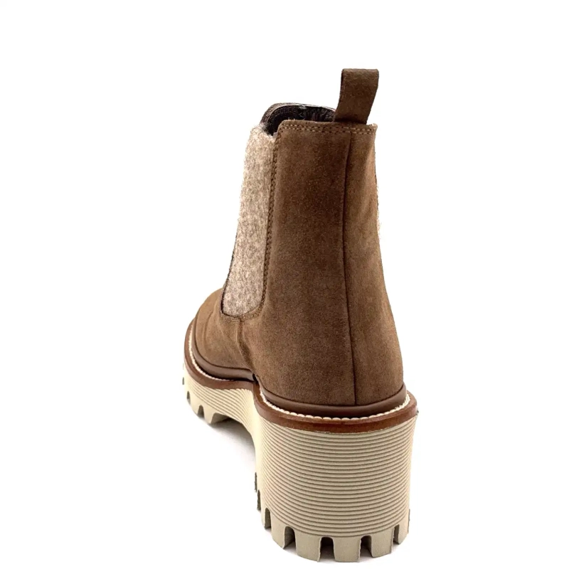 XSA 9176 Taupe Suède Ivoire Chaussures