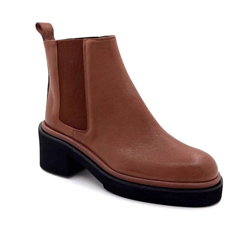 XSA 8223 Cuir Marron Ivoire Chaussures