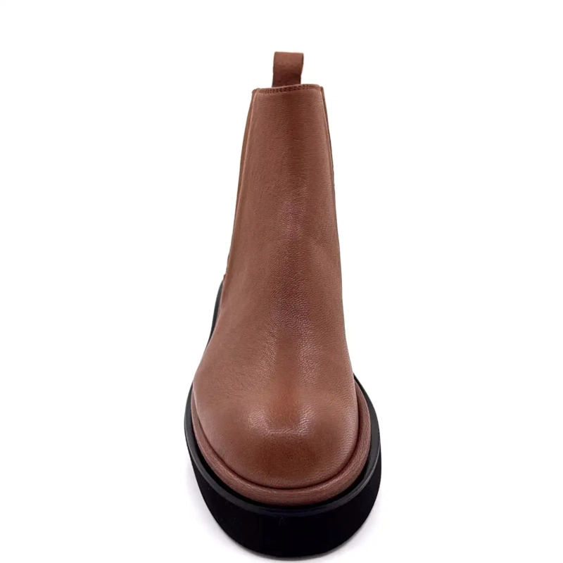 XSA 8223 Couro Marrom Ivoire Chaussures