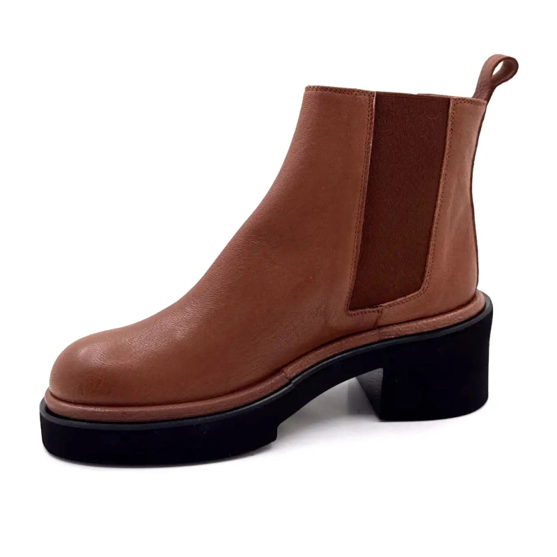 XSA 8223 Cuir Marron Ivoire Chaussures