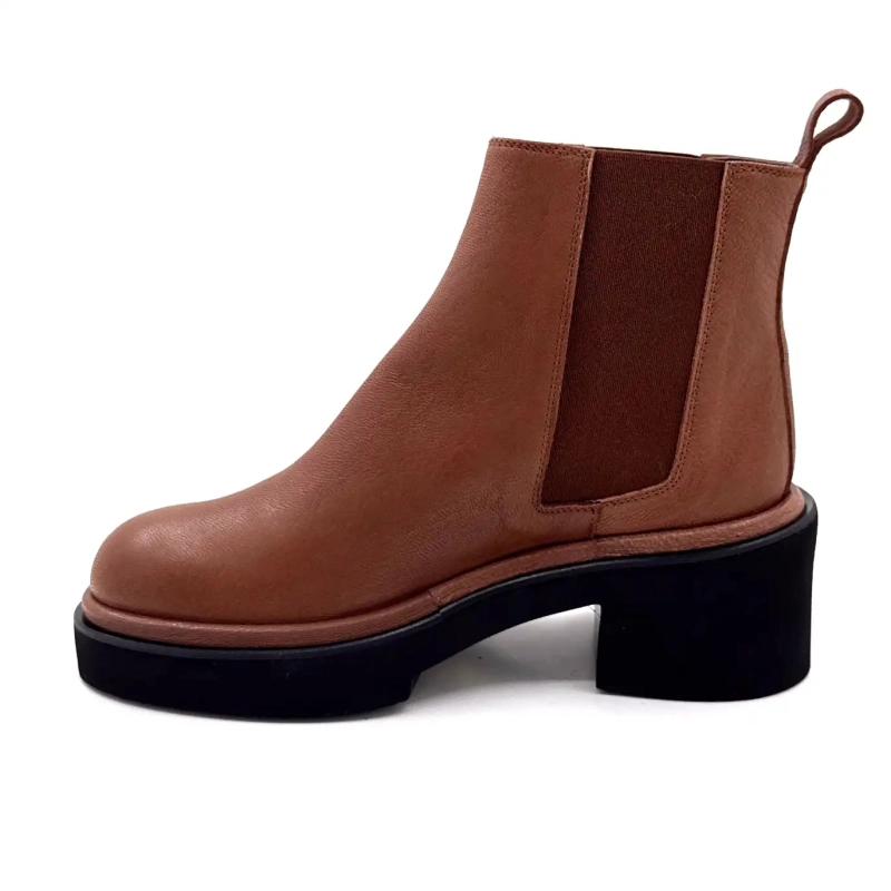 XSA 8223 Brunt Læder Ivoire Chaussures