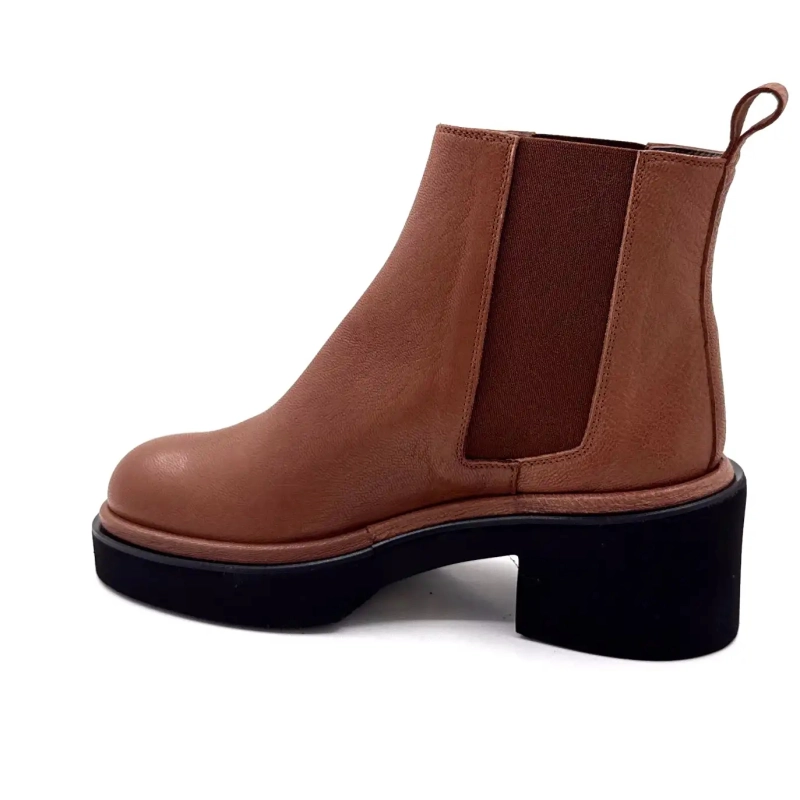 XSA 8223 Brunt Læder Ivoire Chaussures