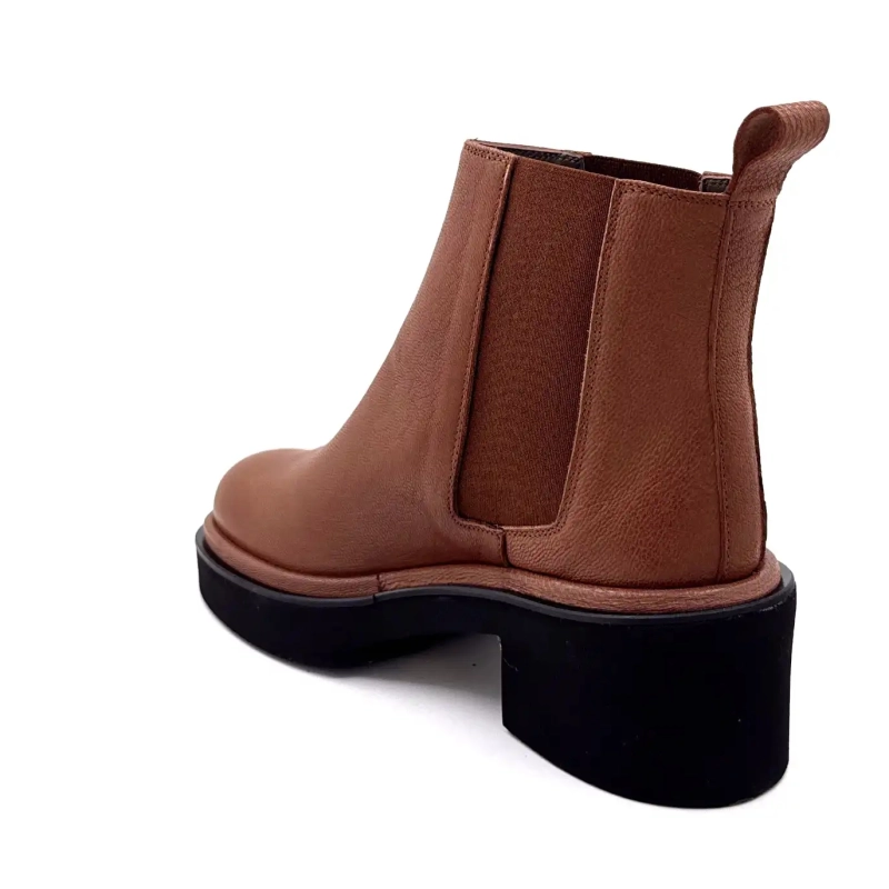 XSA 8223 Cuir Marron Ivoire Chaussures