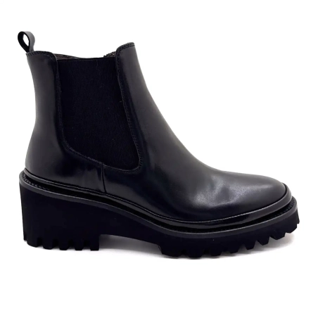 XSA 9829 Piele neagră Ivoire Chaussures