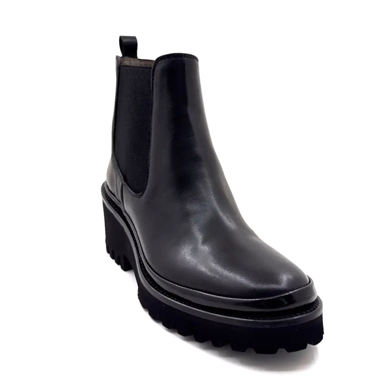 XSA 9829 Zwart leer Ivoire Chaussures