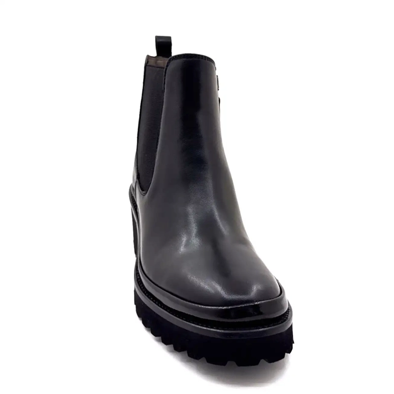 XSA 9829 Svart Läder Ivoire Chaussures