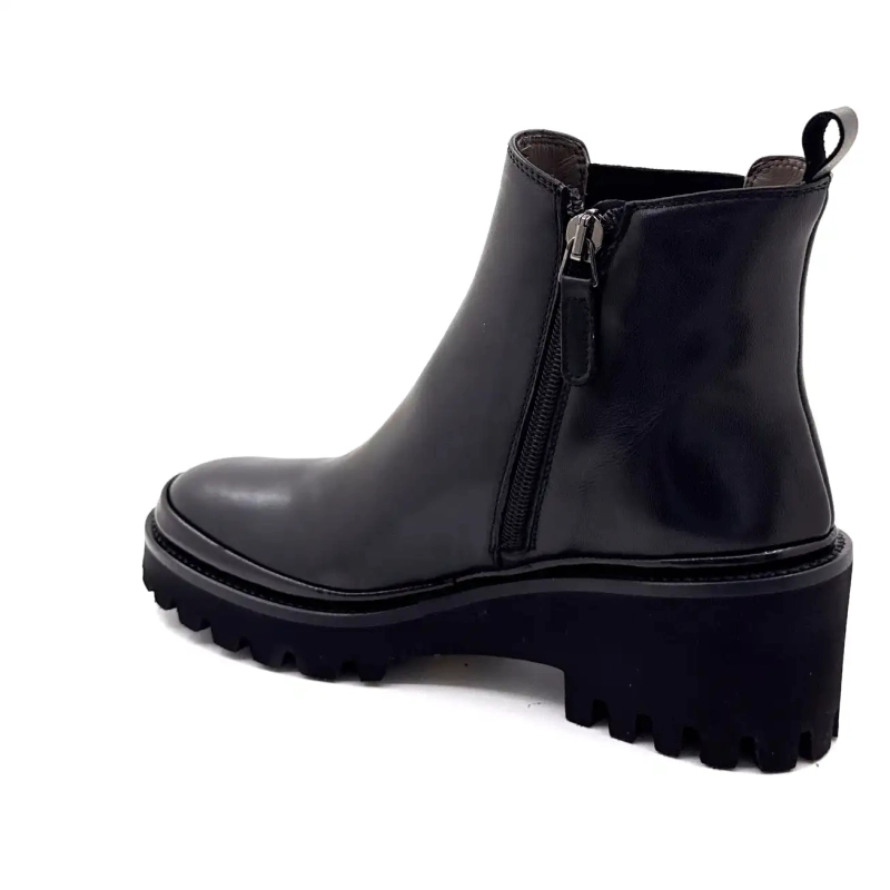 XSA 9829 Svart Läder Ivoire Chaussures