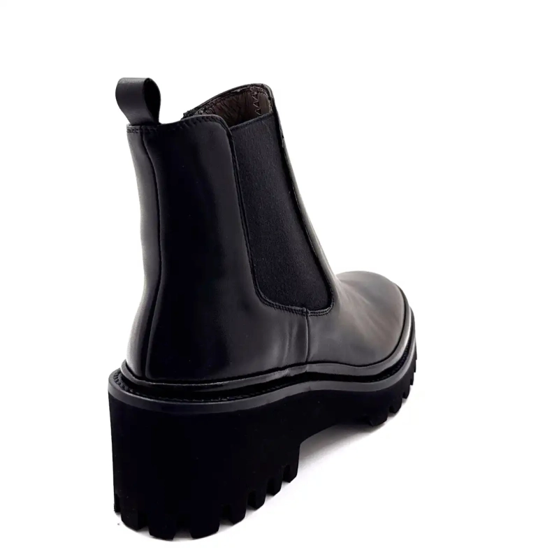 XSA 9829 Svart Läder Ivoire Chaussures