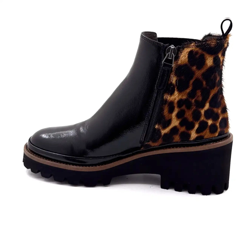 XSA 9829 Zwart & Leo lakleer Ivoire Chaussures