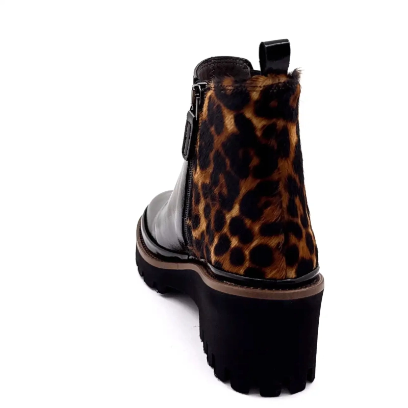 XSA 9829 Schwarz & Leo Lackleder Ivoire Chaussures