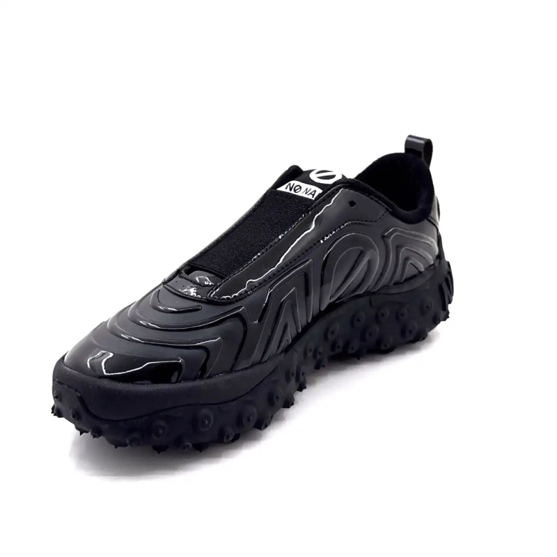 No Name Onda Resår Svart Ivoire Chaussures