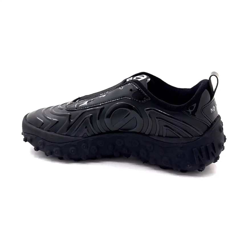 No Name Onda Elastik Sort Ivoire Chaussures