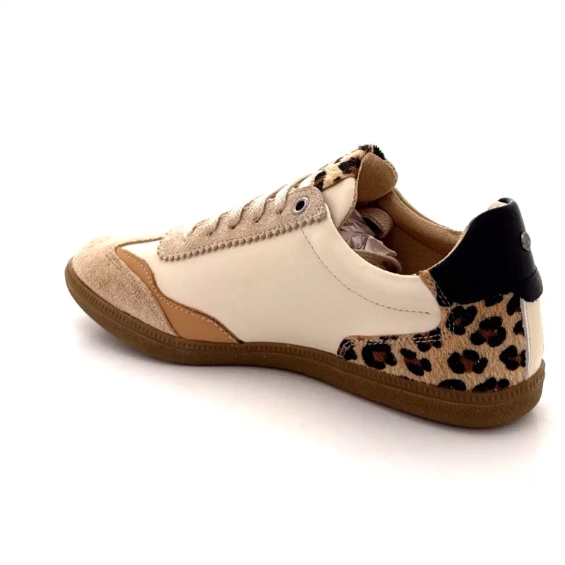 Ivoire Msamba 22f Piele bej Suede bej și Leo Ivoire Chaussures