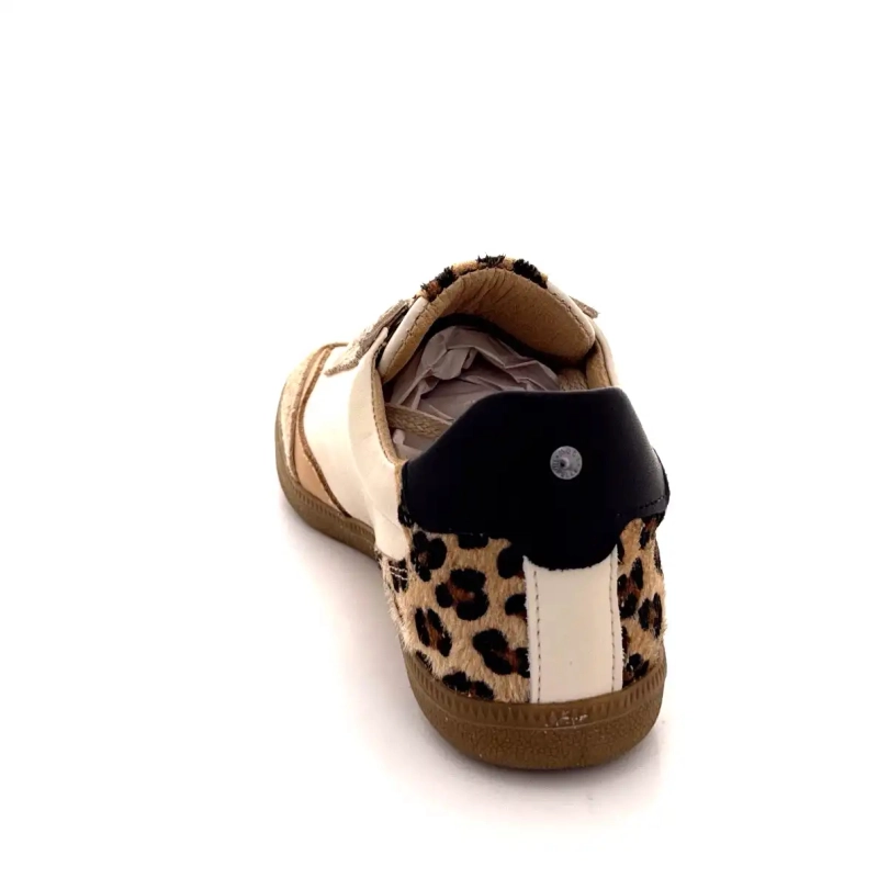 Ivoire Msamba 22f Beige Leder Beige Wildleder & Léo Ivoire Chaussures