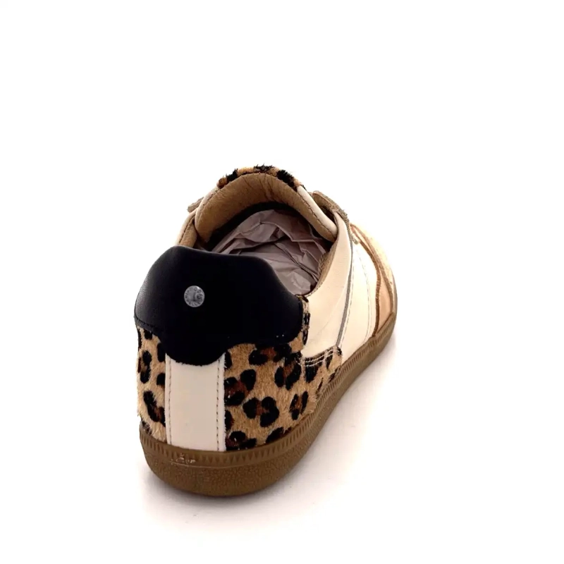 Ivoire Msamba 22f Beige Læder Beige Ruskind & Léo Ivoire Chaussures