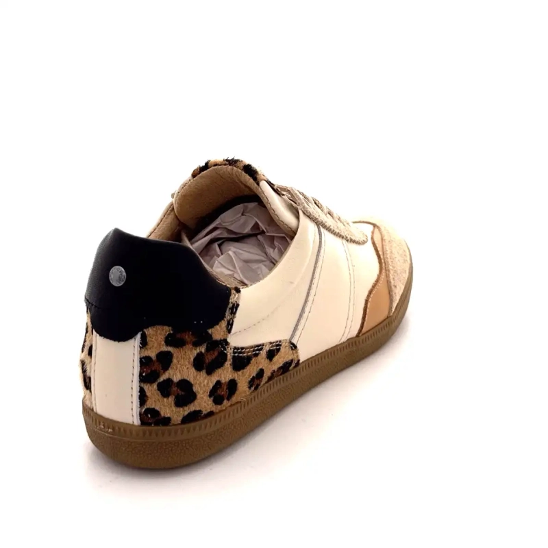 Ivoire Msamba 22f Beige Leer Beige Suède & Léo Ivoire Chaussures