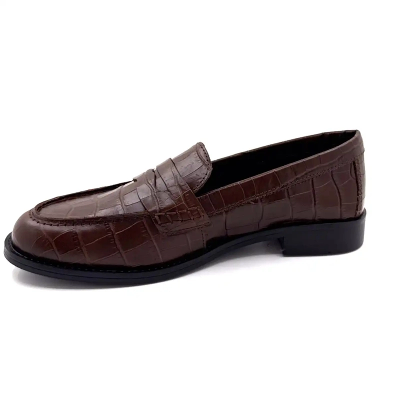 Ivoire 26431 Cuir Coco Marron Ivoire Chaussures
