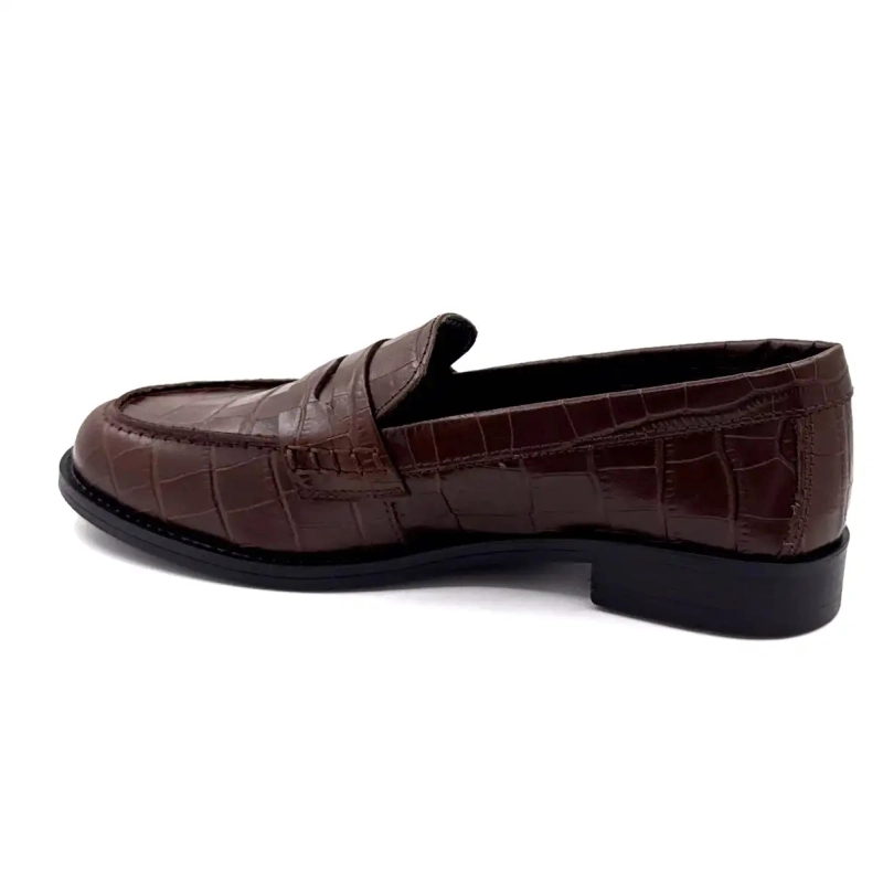 Ivoire 26431 Cuir Coco Marron Ivoire Chaussures