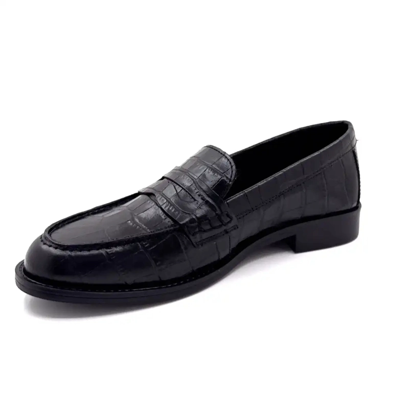 Ivoire 26431 Svart kokosnötsläder Ivoire Chaussures