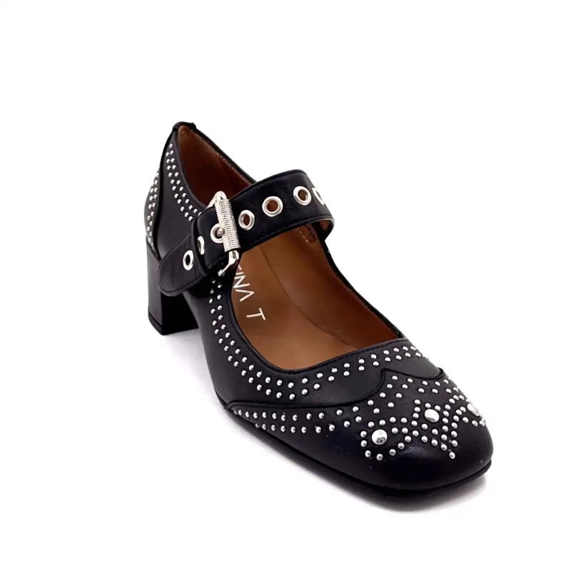 Ivoire P1806 Fekete Bőr Ivoire Chaussures