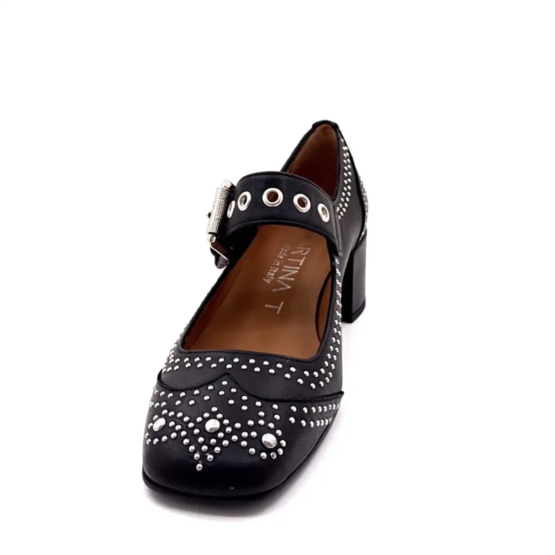 Ivoire P1806 Fekete Bőr Ivoire Chaussures