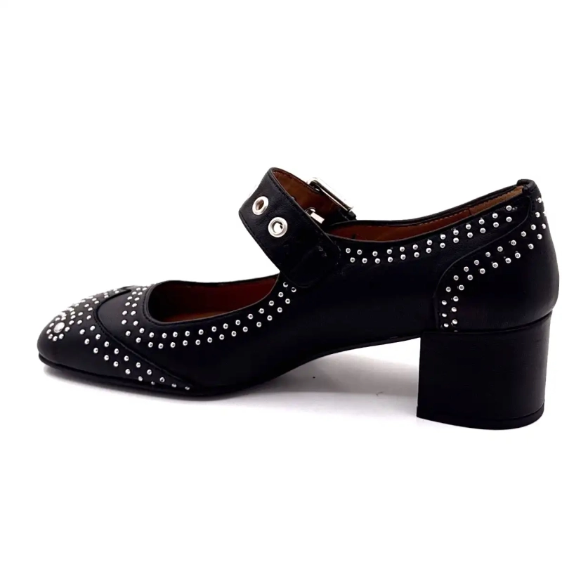 Ivoire P1806 Μαύρο Δέρμα Ivoire Chaussures