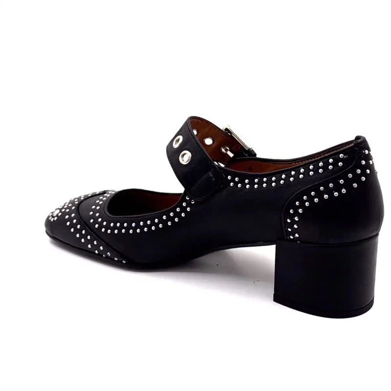 Ivoire P1806 Cuero Negro Ivoire Chaussures