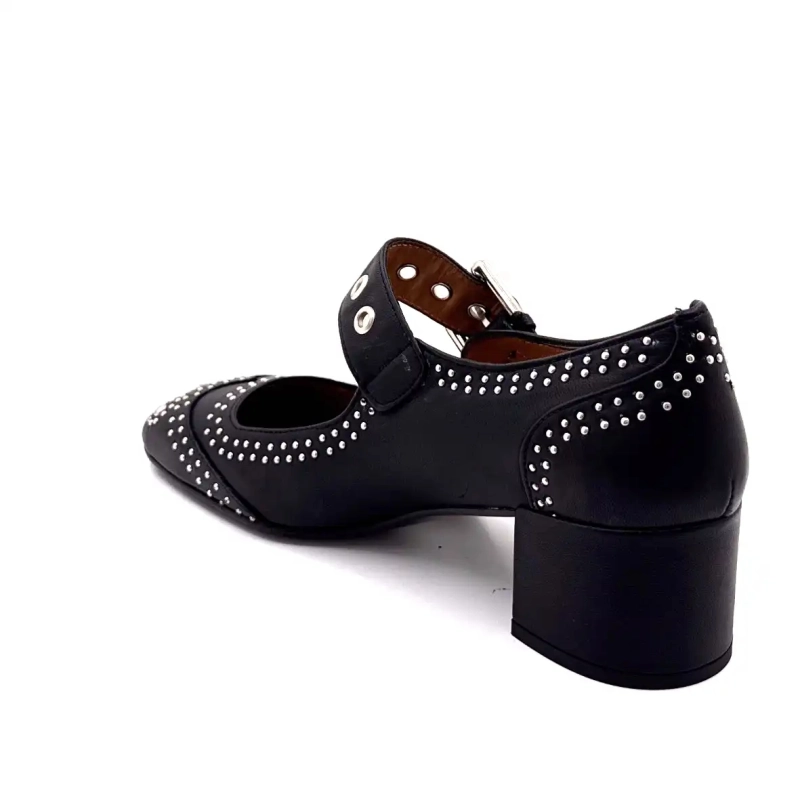 Ivoire P1806 Cuir Noir Ivoire Chaussures