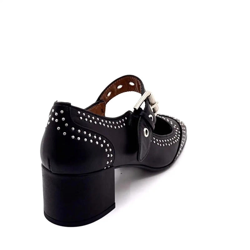 Ivoire P1806 Sort Læder Ivoire Chaussures