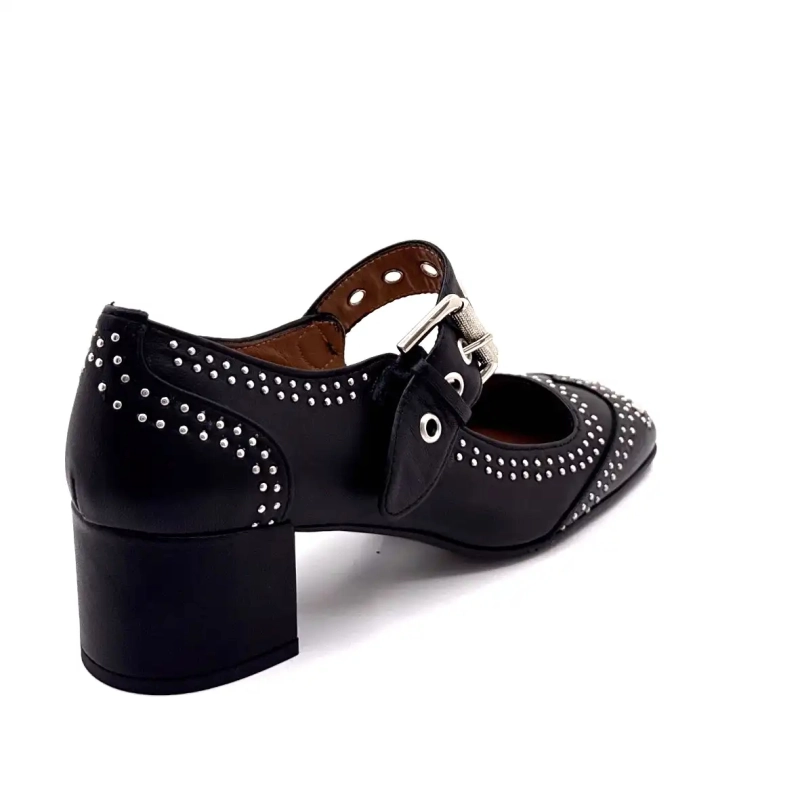 Ivoire P1806 Fekete Bőr Ivoire Chaussures