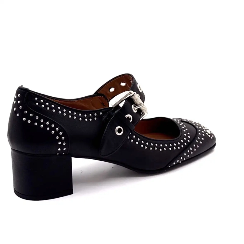 Ivoire P1806 Svart Läder Ivoire Chaussures